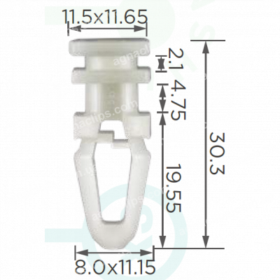 C 3673 Кліпса BMW 51478234047