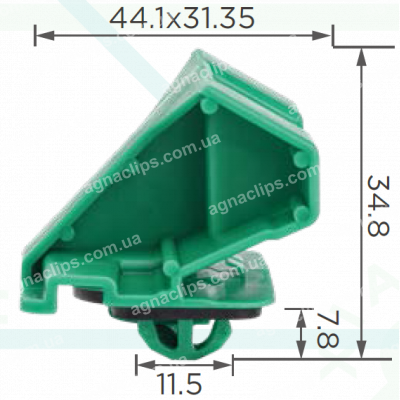 C 3703 Кліпса BMW 51127488355