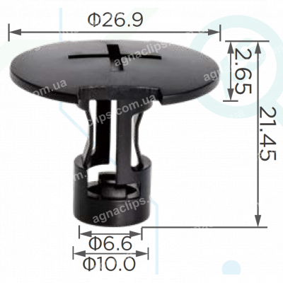 C 3929 Кліпса Chery BYD 1210525700 BYDQ840B013