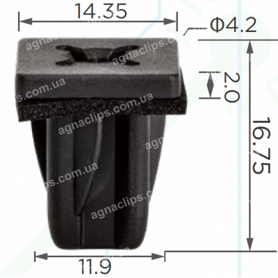 C 3930 Кліпса BYD 1020568700 BYDQ399A4801