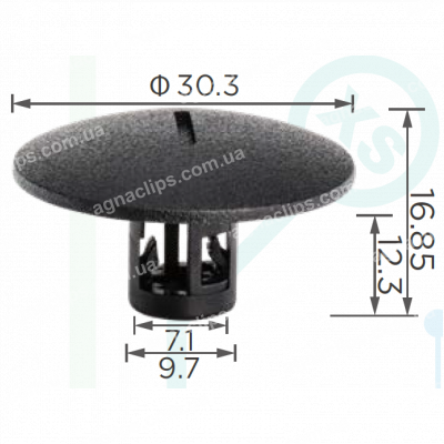C 3937 Кліпса Citroen Peugeot 7481ZN