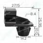 C 3941 Кліпса упору капота Peugeot Citroen 792831