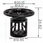 C 3947 Кліпса Toyota Lexus 9046717027C0