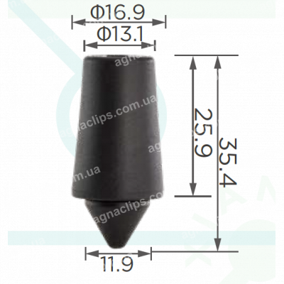 Відбійник кришки багажника Toyota 9054109108