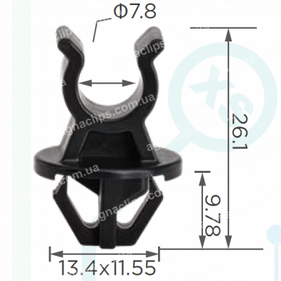C 3956 Кліпса упору капота Honda 90672SNAA01