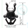 C 3956 Кліпса упору капота Honda 90672SNAA01