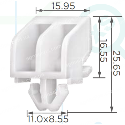 C 3958 Кліпса Mercedes A0009916371