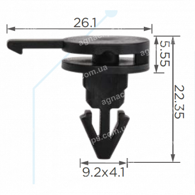 C 3961 Кліпса BMW Mini 07137036159