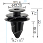 C 3965 Кліпса Toyota Lexus 9046710204