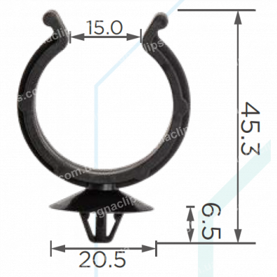 C 3988 Хомут проводки універсальний