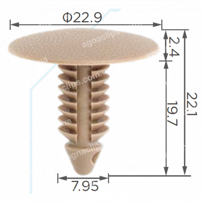 C 4038 Кліпса універсальна