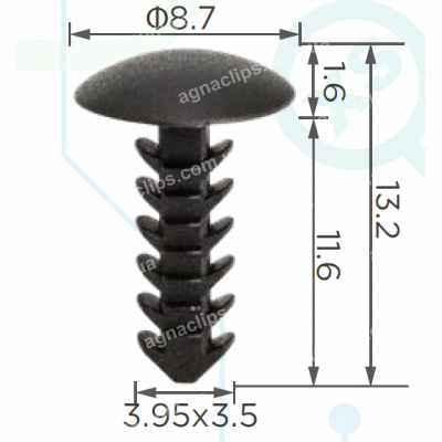 C 4074 Кліпса універсальна