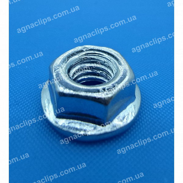 Гайка зубчаста M6