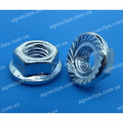 Гайка зубчаста M6