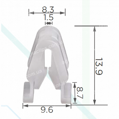 C 3670 Кліпса Subaru 909130092