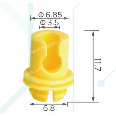 C 3975 Кліпса BMW 51217404345