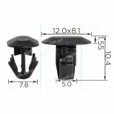 C 3980 Кліпса Renault Citroen Peugeot Volvo 8201033717