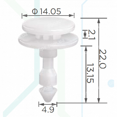 C 3999 Кліпса Great Wall 5173106K00 кріплення порога