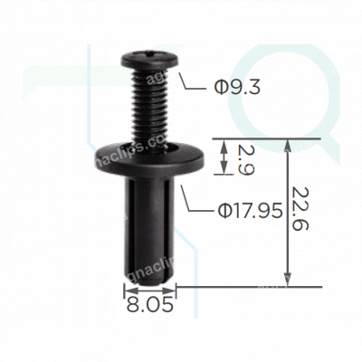 C 4009 Кліпса Great wall 2804303K00 кріплення бампера