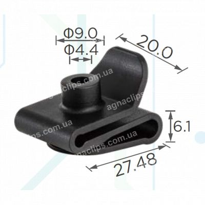 C 4019 Скоба Toyota 5387947020 кріплення бампера