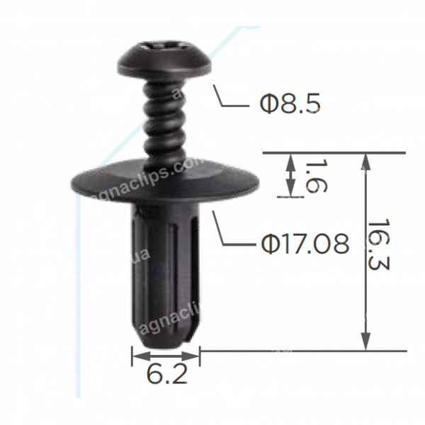 C 4026 Кліпса Mercedes Smart A0009904692
