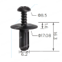C 4026 Кліпса Mercedes Smart A0009904692