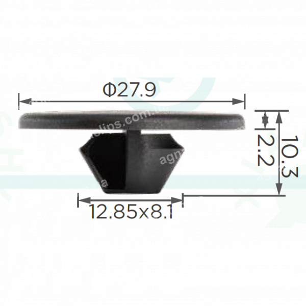 C 4028 Кліпса Mercedes A0009917695