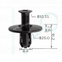 C 4029 Кліпса Mercedes Audi Seat Skoda VW A1639900292