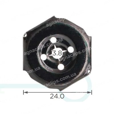 H 2410 Гайка Renault Nissan Ford Volvo Dacia 7703041045