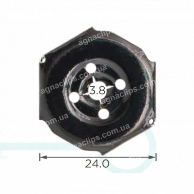 H 2410 Гайка Renault Nissan Ford Volvo Dacia 7703041045