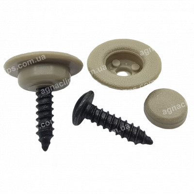 DK 6111 Кліпса Hyundai KIA 82313-2D000 з втулкою та декоративним капелюшком