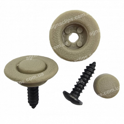 DK 6111 Кліпса Hyundai KIA 82313-2D000 з втулкою та декоративним капелюшком