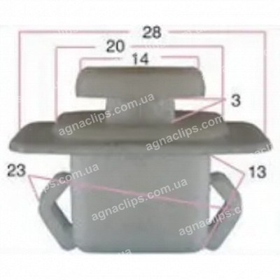 DK 6112 Кліпса порогів