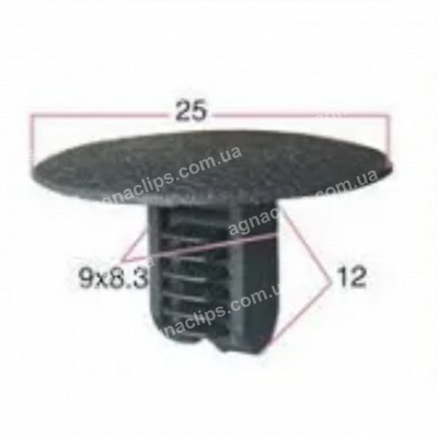 DK 6113 Кліпса VW Seat 321867838 3218678385YX 3218678388AX обшивки стелі