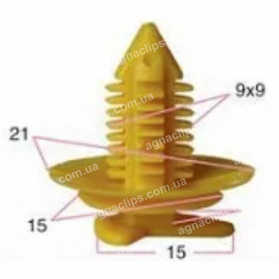 DK6120 Кліпса Fiat Citroen Alfa Romeo Lancia Peugeot 14191280