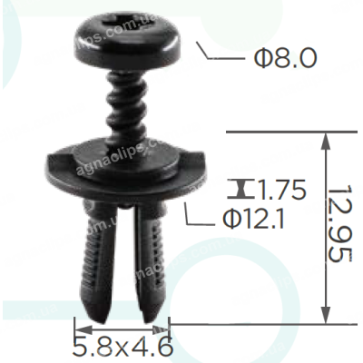 C 3885 Кліпса Mercedes A0009904492 0009904492