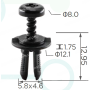 C 3885 Кліпса Mercedes A0009904492 0009904492
