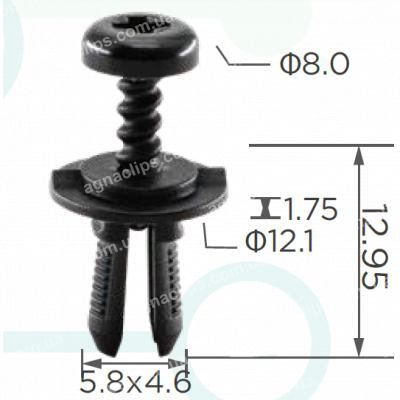 C 3885 Кліпса Mercedes A0009904492 0009904492