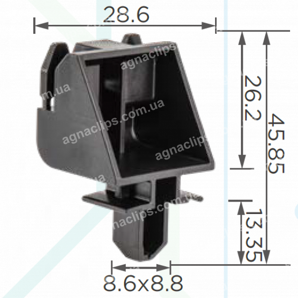 C 4027 Кліпса Subaru 91165AG140 ( 91165-AG140 91165AG140 )