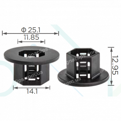 C 4048 Кліпса Hyundai Kia 1420706130M