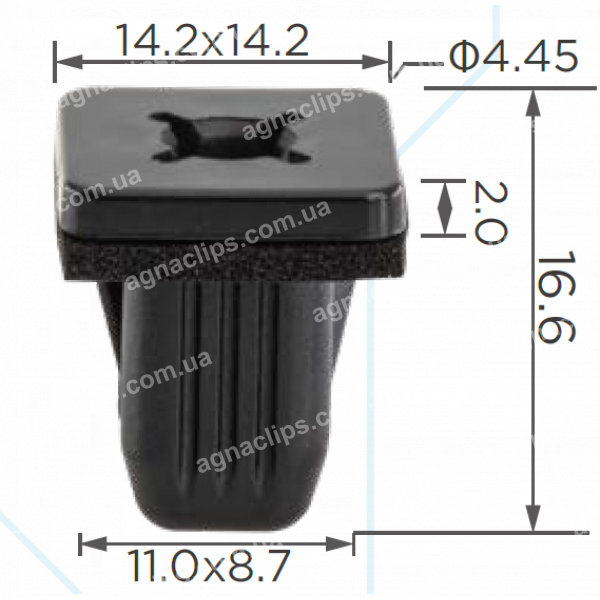 C 4054 Кліпса Toyota Lexus 9018906203 кріплення бампера