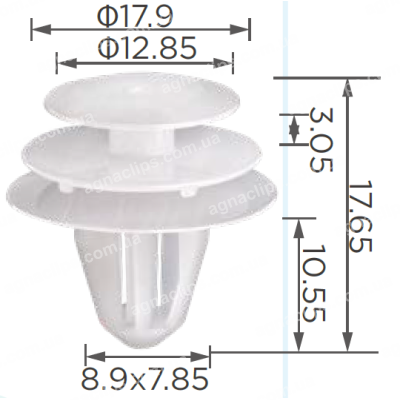 C 4055 Кліпса Nissan 01553JD01B