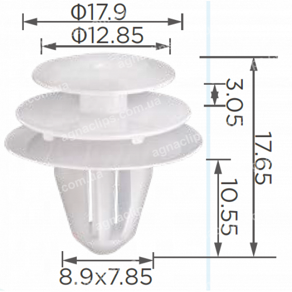C 4055 Кліпса Nissan 01553JD01B