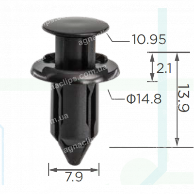 C 4059 Кліпса Toyota Lexus 9004467496 кріплення бампера