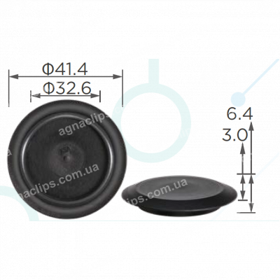 C 4069 Заглушка Ø 31мм універсальна