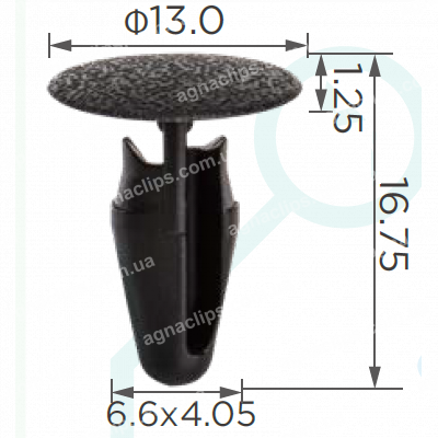 C 4084 Кліпса Nissan Toyota Honda 0155300545 кріплення бампера