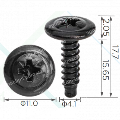 H 2407 Саморіз 4.1х16 Wuling 24541970