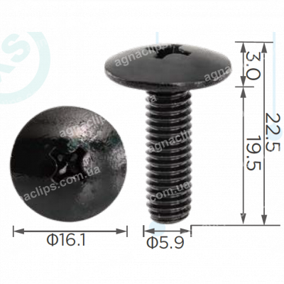 H 2408 Болт M6х19.5 Wuling 24529809