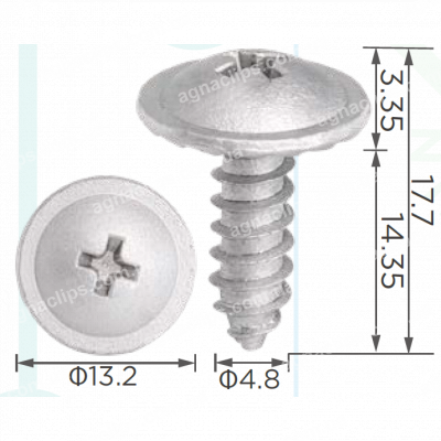 H 2415 Саморіз Great Wall 09220016 4.8х14.5mm