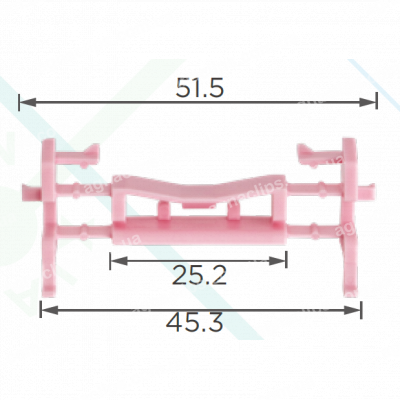 C 4025 Кліпса Mitsubishi 7403A143 молдингу даху